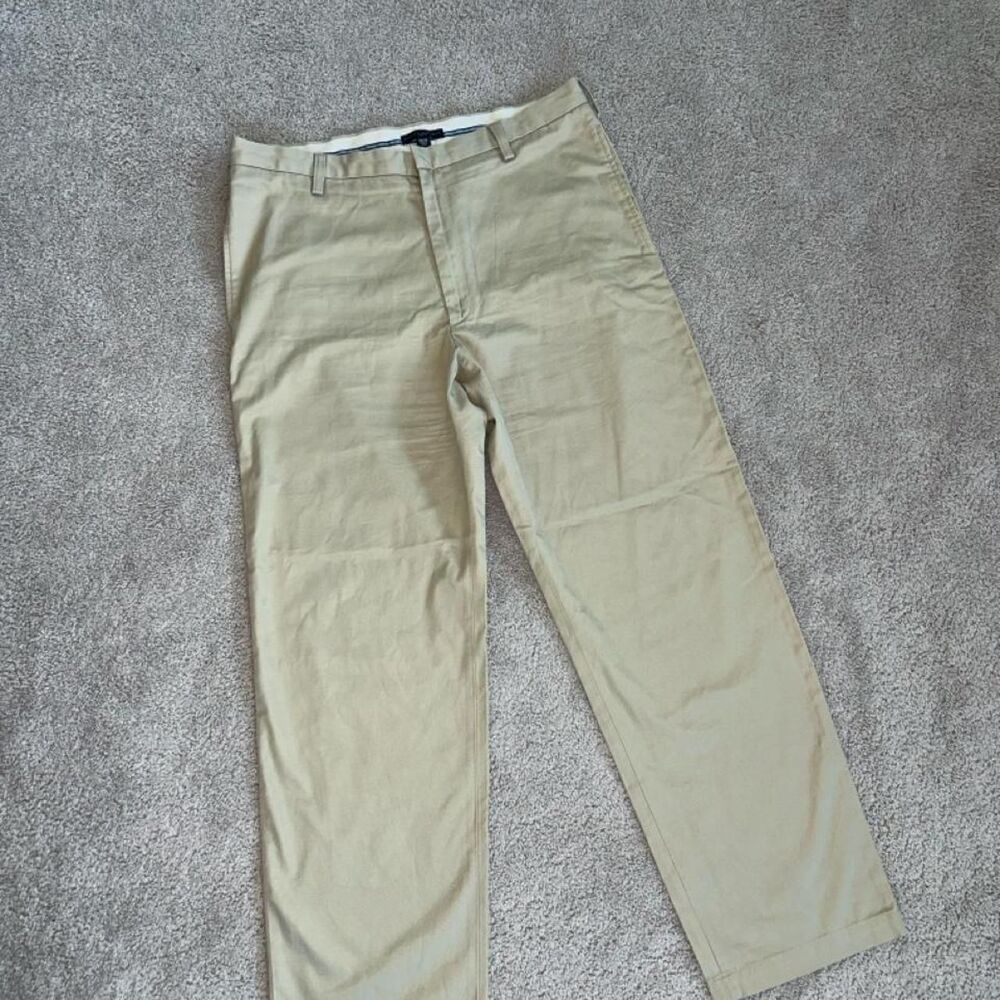 Banana-republic Men's Tan and Cream Trousers